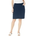 thumbnail image 1 of Woman Within Plus Size Adjustable Waist Chino Skort, 1 of 4