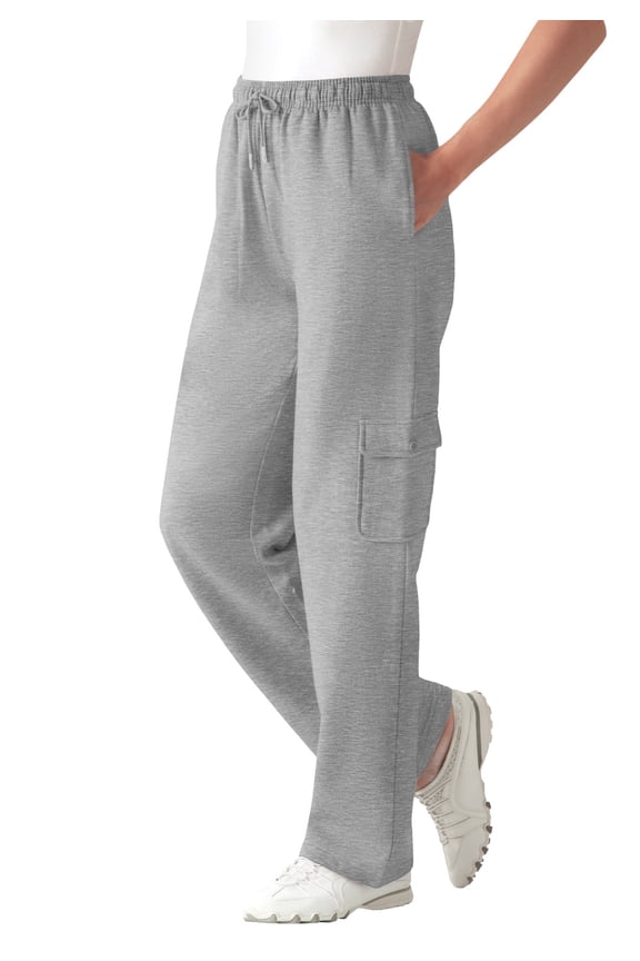 Plus Size Better Fleece Cargo Sweatpant (Petite & Tall Available)