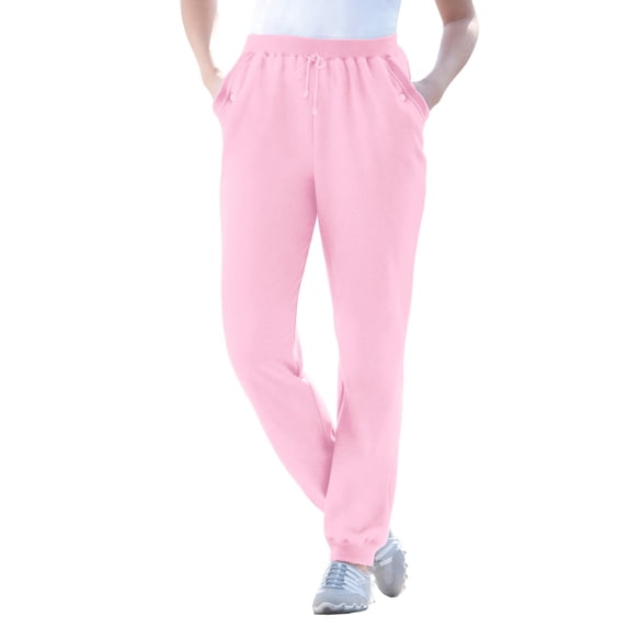 Woman Within Plus Size Better-Fleece Pull-On Jogger Sweatpants