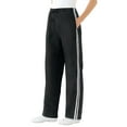 thumbnail image 1 of Woman Within Plus Size Better-Fleece Side-Stripe Pull-On Sweatpants, 1 of 3