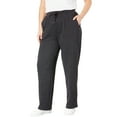 thumbnail image 1 of Woman Within Plus Size Better-Fleece Pull-On Drawstring Sweatpants, 1 of 5