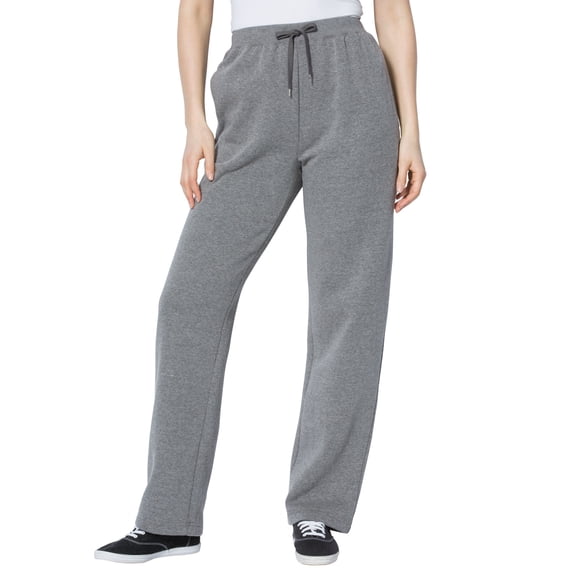 Woman Within Plus Size Petite Better-Fleece Pull-On Drawstring Sweatpants