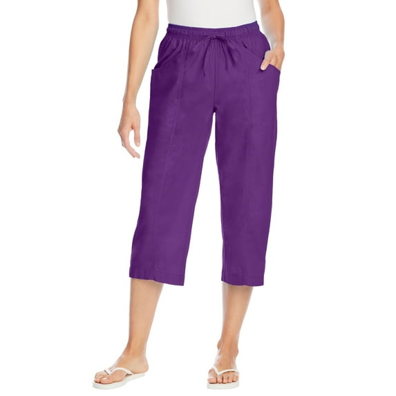 Woman Within Plus Size Boardwalk Capri