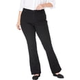 thumbnail image 1 of Woman Within Plus Size Stretch Denim Five-Pocket Bootcut Jeans, 1 of 5