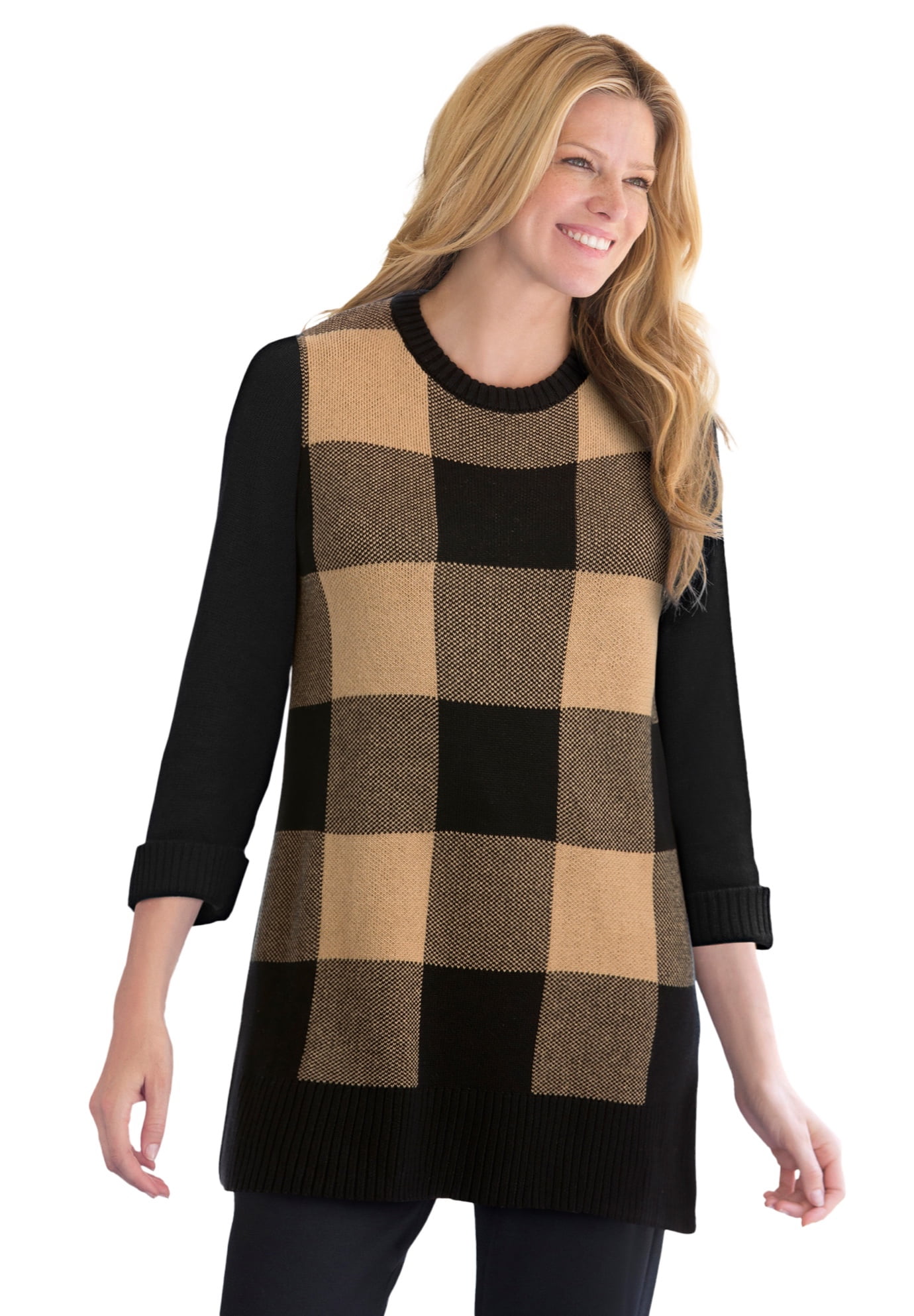 Buffalo print sweater hot sale