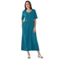 thumbnail image 1 of Woman Within Women's Plus Size Button-Front Essential Dress, 1 of 6
