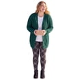 thumbnail image 1 of Woman Within Plus Size Shaker Button-Front Cardigan Sweater, 1 of 6