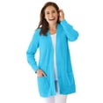 thumbnail image 1 of Woman Within Plus Size Shaker Button-Front Cardigan Sweater, 1 of 6