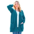 thumbnail image 1 of Woman Within Plus Size Shaker Button-Front Cardigan Sweater, 1 of 6