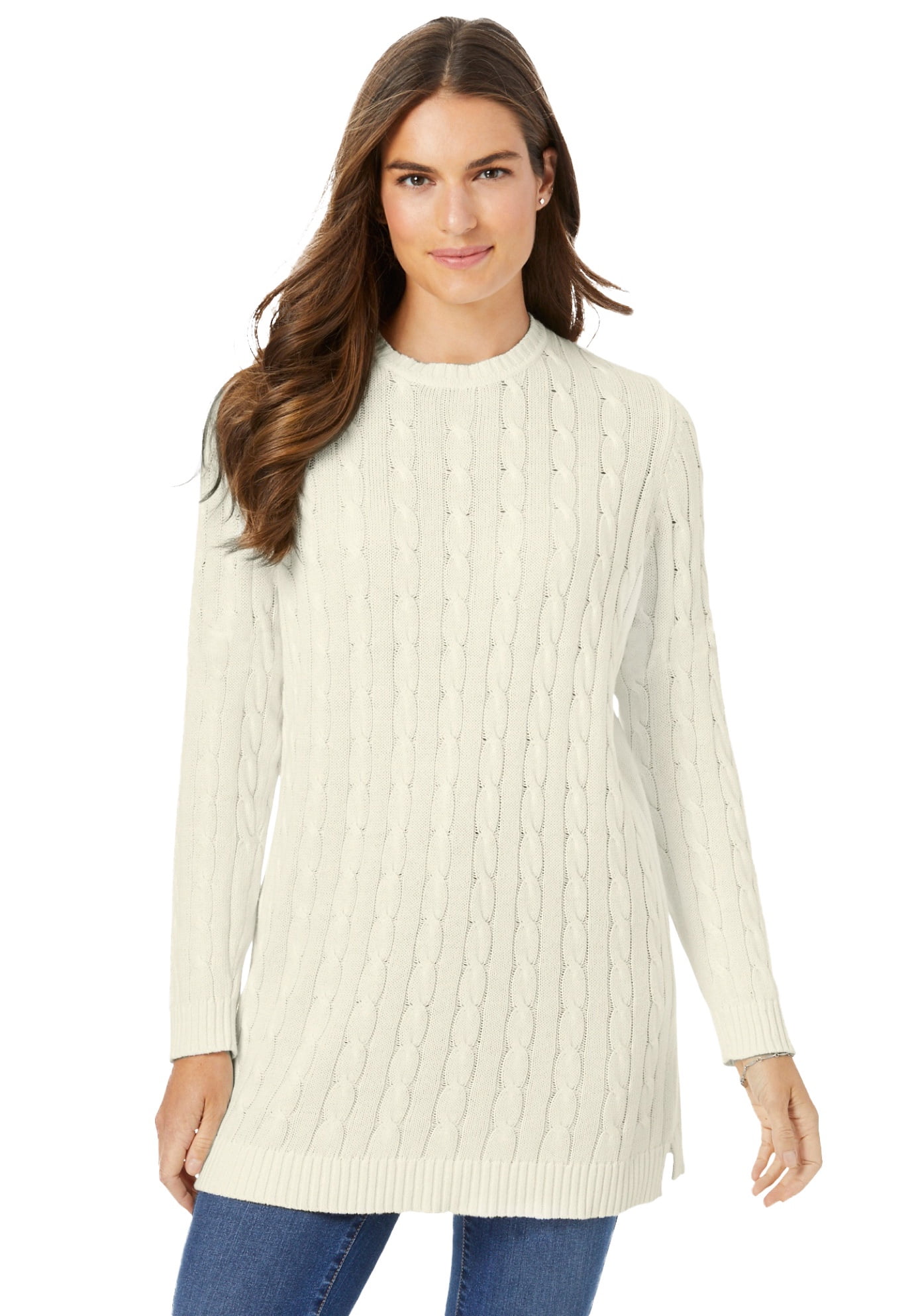Plus Pullover Knit Sweater