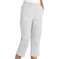 thumbnail image 1 of Woman Within Plus Size Fineline Stretch Denim Pull-On Capri Jeans, 1 of 4