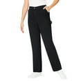 thumbnail image 1 of Woman Within Plus Size Petite Back-Elastic All-Cotton Denim Carpenter Jeans, 1 of 3