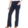 thumbnail image 1 of Woman Within Plus Size Bootcut Stretch Comfort Denim Five-Pocket Jeans, 1 of 4