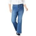 thumbnail image 1 of Woman Within Plus Size Bootcut Stretch Comfort Denim Five-Pocket Jeans, 1 of 5