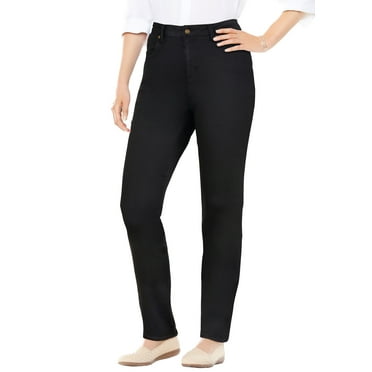 Woman Within Plus Size Comfort Curve Straight-Leg Denim Jean