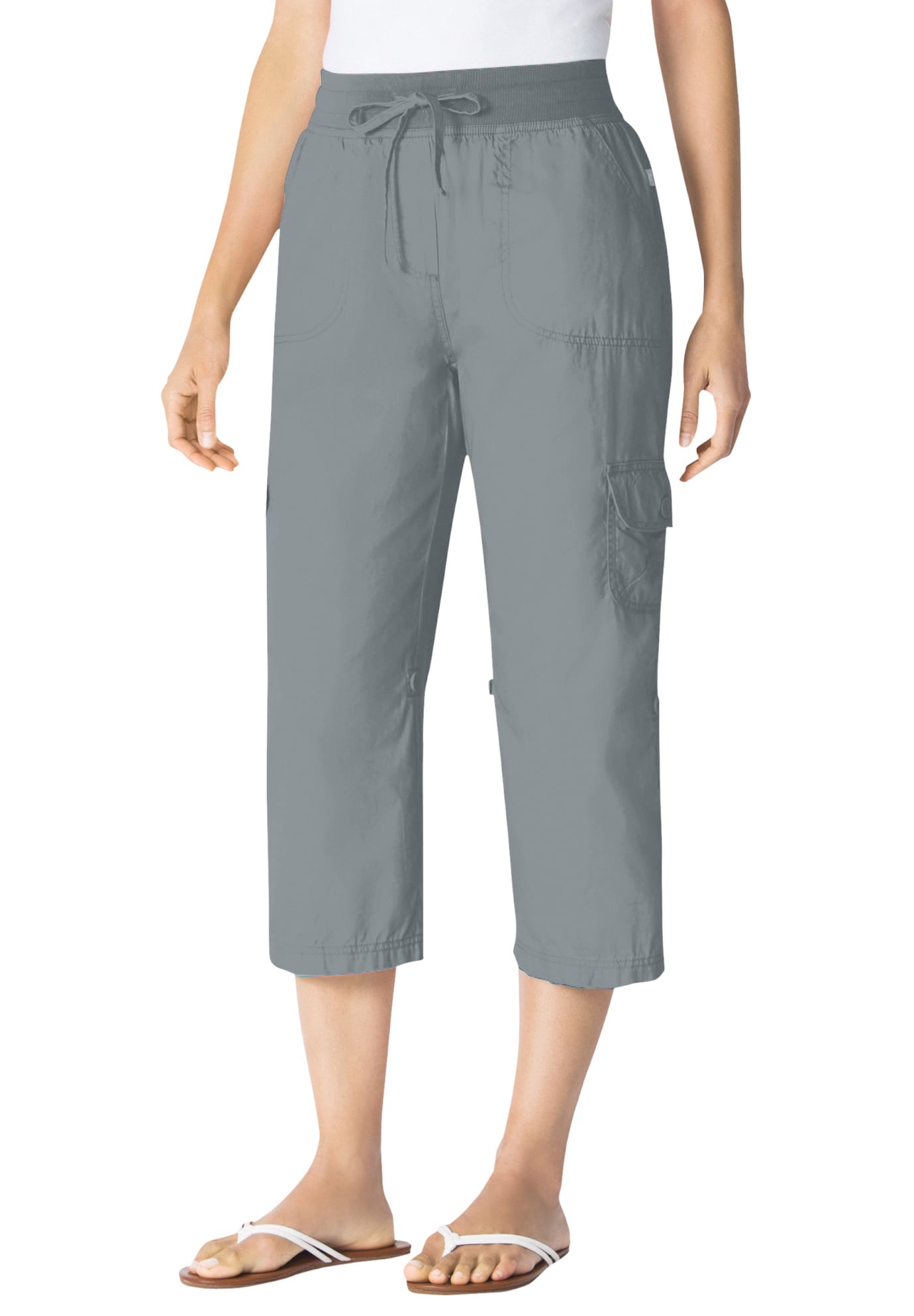 Woman Within Convertible Cargo Pants for Women