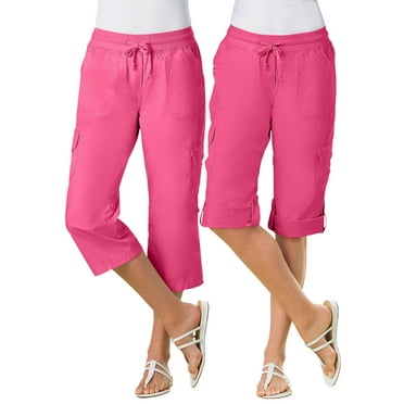 Woman Within Women's Plus Size Sport Knit Capri Pant Pant - Walmart.com