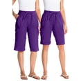 thumbnail image 1 of Woman Within Plus Size Convertible Length Cargo Short, 1 of 6