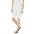 thumbnail image 1 of Woman Within Plus Size Convertible Length Cargo Bermuda/Short, 1 of 5
