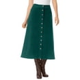 thumbnail image 1 of Woman Within Plus Size Corduroy Skirt, 1 of 3