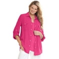 thumbnail image 1 of Woman Within Plus Size Cotton Gauze Bigshirt, 1 of 6
