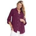 thumbnail image 1 of Woman Within Plus Size Cotton Gauze Bigshirt, 1 of 6