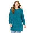 thumbnail image 1 of Woman Within Plus Size Crewneck Chenille Sweater, 1 of 6