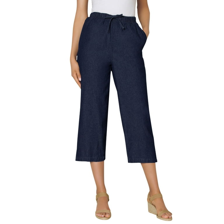 Women's Denim Capri Pants - Walmart.com