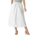 thumbnail image 1 of Woman Within Plus Size Drawstring Denim Skirt, 1 of 5