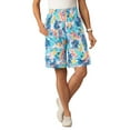 thumbnail image 1 of Woman Within Plus Size Elastic-Waist Knit Short, 1 of 5
