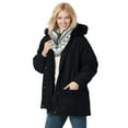 thumbnail image 1 of Woman Within Plus Size Faux Fur Down Parka Coat, 1 of 6