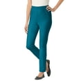 thumbnail image 1 of Woman Within Plus Size Pull-On Elastic-Waist Stretch Fineline Denim Jeans, 1 of 3