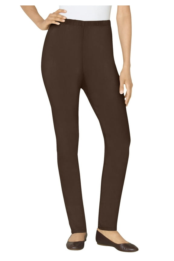 Plus Size Pull-On Elastic-Waist Stretch Fineline Denim Jeans