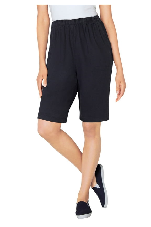 Plus Size Fineline Denim Short