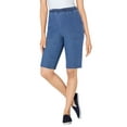thumbnail image 1 of Woman Within Plus Size Fineline Denim Short, 1 of 5