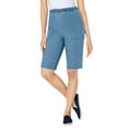 thumbnail image 1 of Woman Within Plus Size Fineline Denim Short, 1 of 5