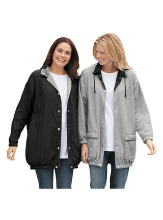 Woman Within Women's Plus Size Reversible Quilted Barn Jacket Jacket
