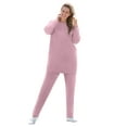 thumbnail image 1 of Woman Within Plus Size Fleece Sweatshirt Set, 1 of 4