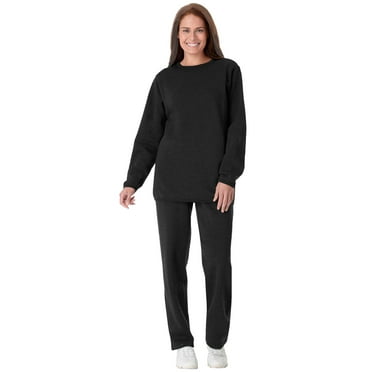 Woman Within Plus Size Fleece Sweatshirt Set