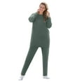 thumbnail image 1 of Woman Within Plus Size Fleece Sweatshirt Set, 1 of 5
