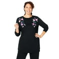 thumbnail image 1 of Woman Within Plus Size Crewneck Fleece Sweatshirt, 1 of 6