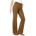 thumbnail image 1 of Woman Within Plus Size Flex Pull-On Bootcut Gap-Free Stretch Denim Jeans, 1 of 6