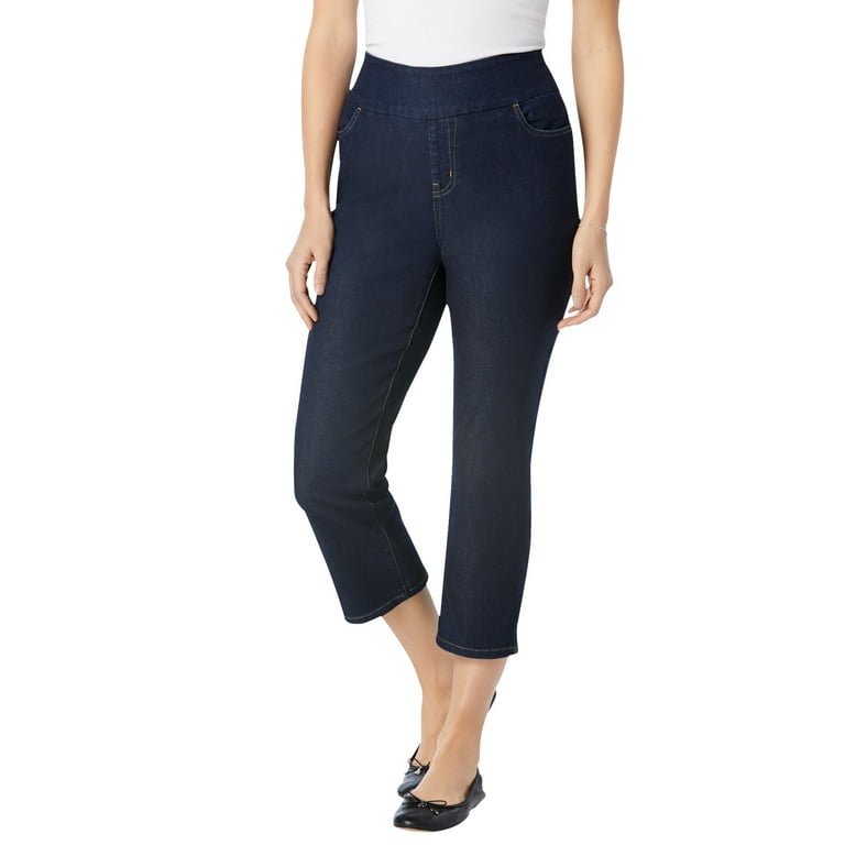 Women's pull on deals denim capris