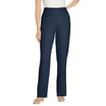 thumbnail image 1 of Woman Within Plus Size Flex-Fit Pull-On Straight-Leg Denim Jean, 1 of 3