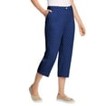 thumbnail image 1 of Woman Within Women's Plus Size Freedom Waist Chino Capri, 1 of 6