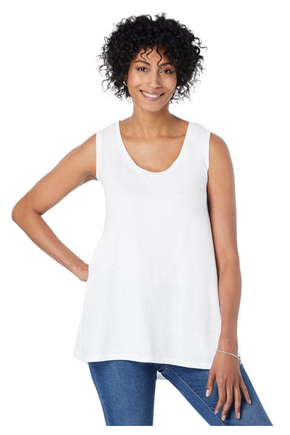 Plus Size High-Low Tank