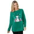 thumbnail image 1 of Woman Within Plus Size Holiday Graphic Tee, 1 of 6