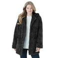 thumbnail image 1 of Woman Within Plus Size Short Hooded Berber Fleece Jacket, 1 of 6