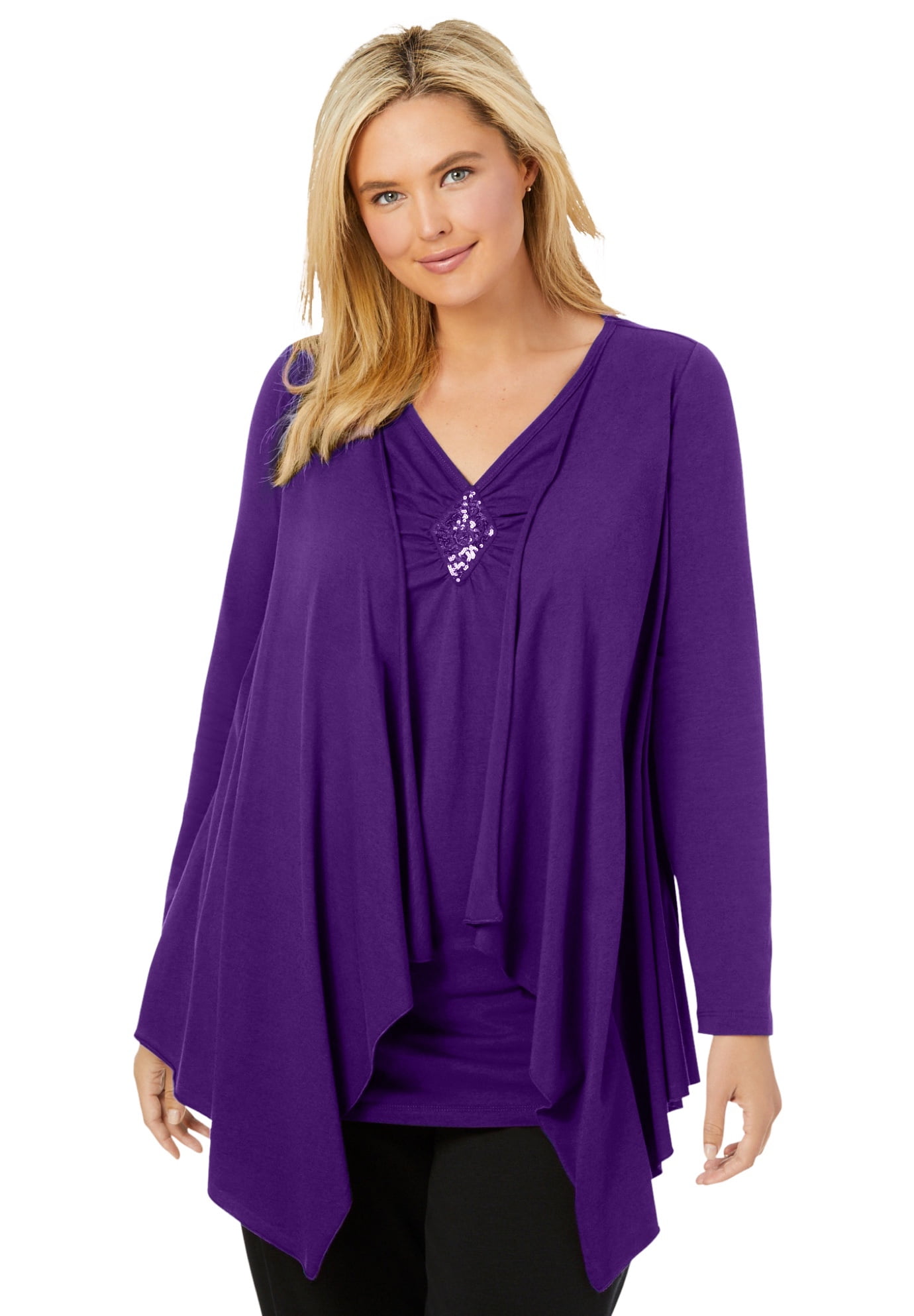 Woman within plus size clearance tops