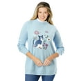 thumbnail image 1 of Woman Within Plus Size Layered-Look Sweatshirt, 1 of 5